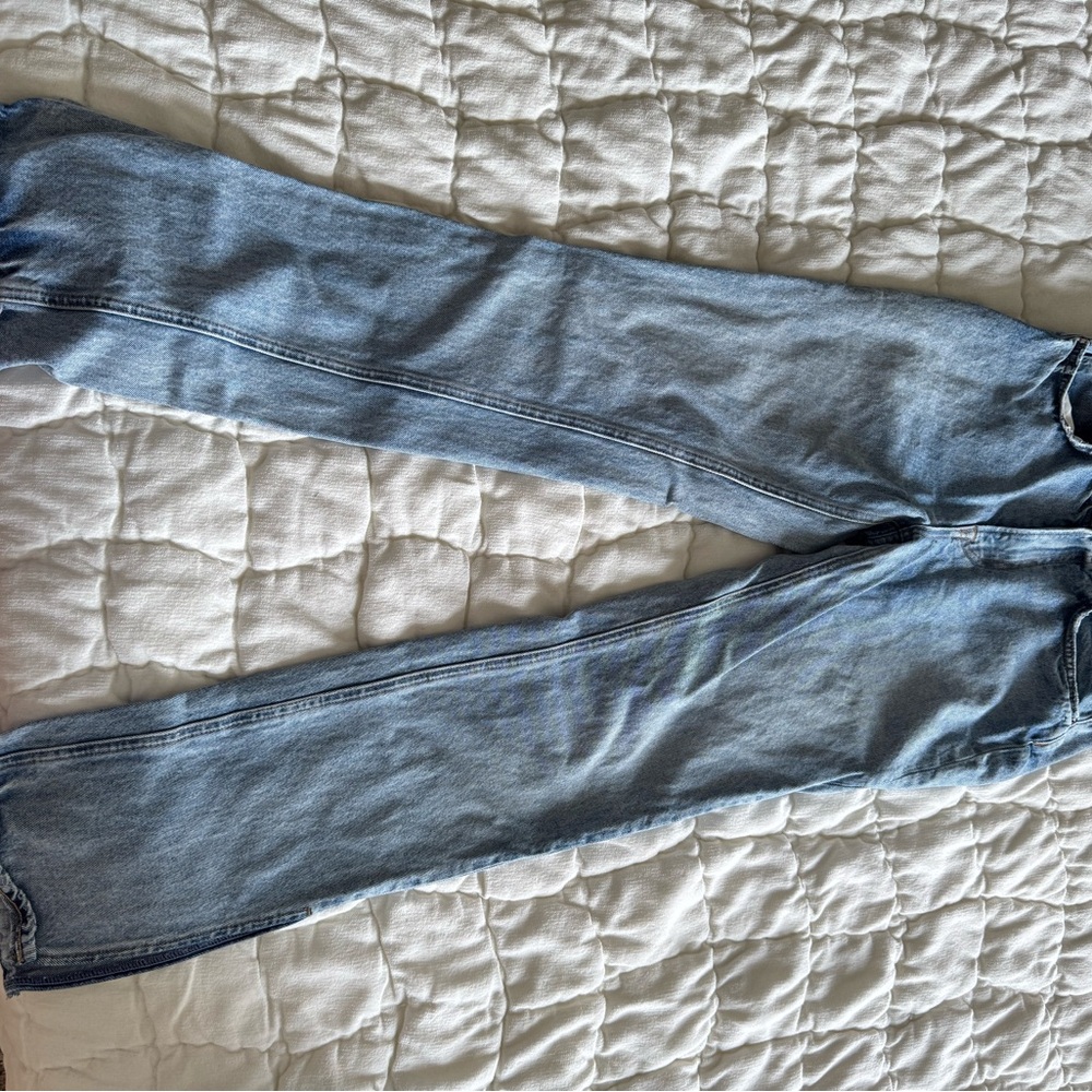 GRLFRND Blue Flare & Wide Leg Jeans